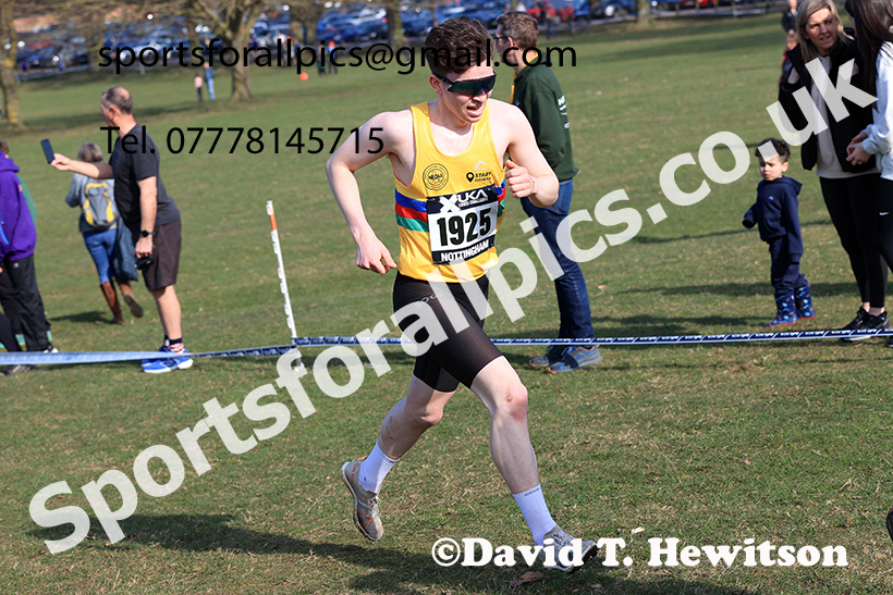 Mens under-20s 2025 UK CAU Inter Counties Cross Country Champs., Wollaton Park, Nottingham. Photo: David T. Hewitson/Sports for All Pics